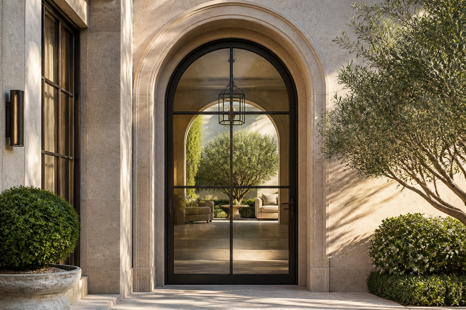 VLX 100 Arched / Custom Door in San Antonio, TX | Juniper Windows San Antonio - detail 3