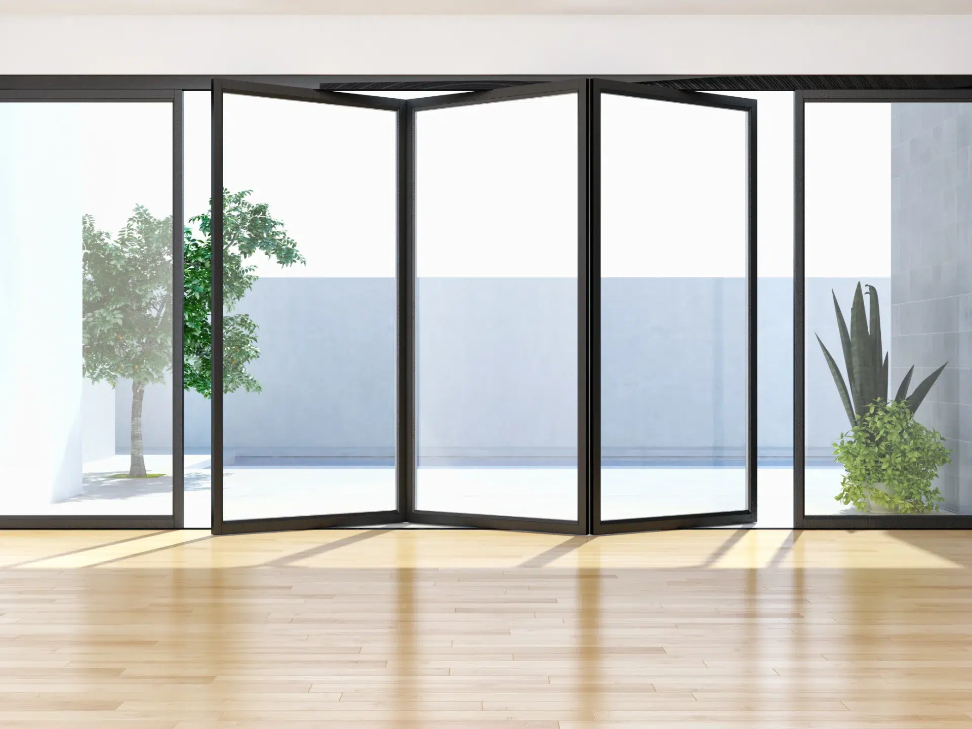 VLX 100 Bifold / Folding Door in San Antonio, TX | Juniper Windows San Antonio - detail 1