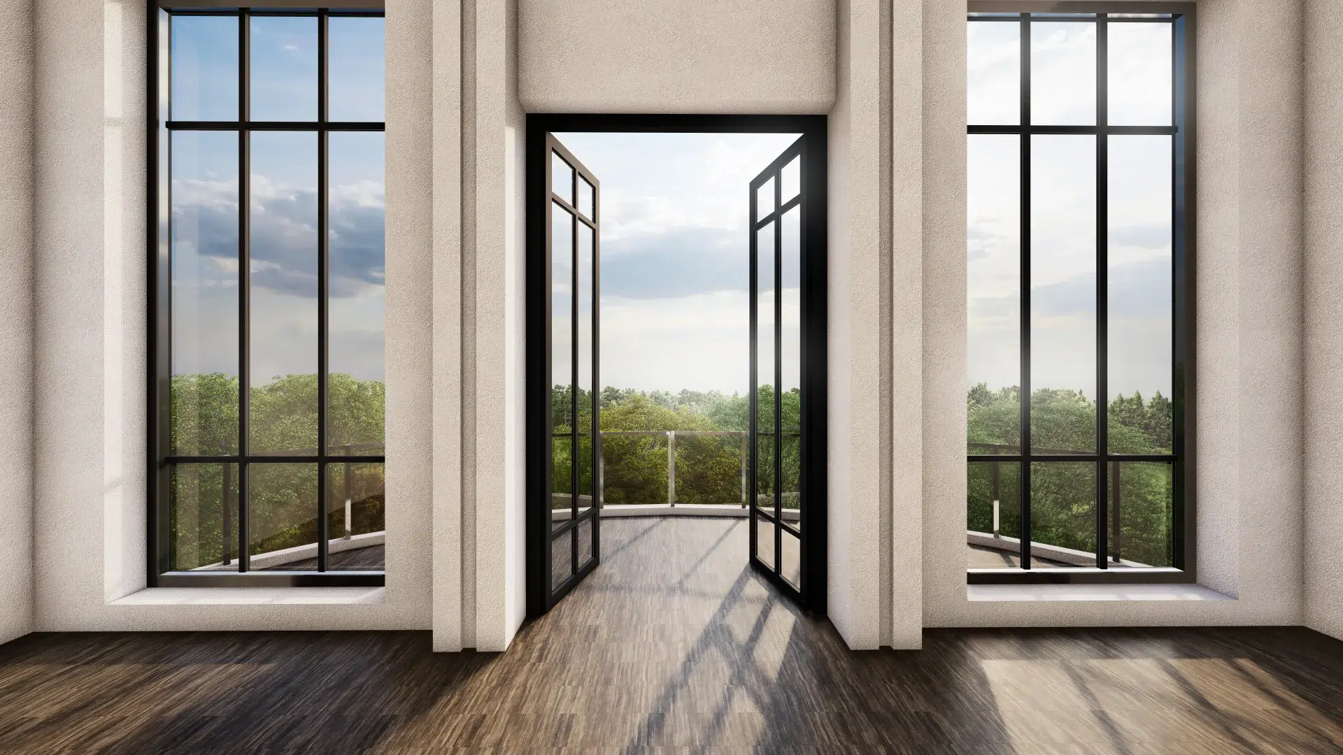 VLX 100 Double Swing / French Door in San Antonio, TX | Juniper Windows San Antonio - detail 1