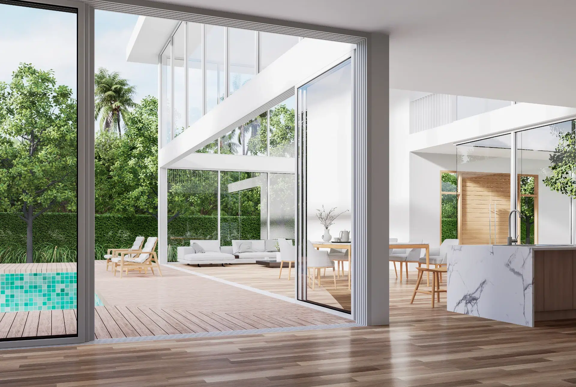 VLX 138 Panoramic Sliding Door in San Antonio, TX | Juniper Windows San Antonio - detail 1
