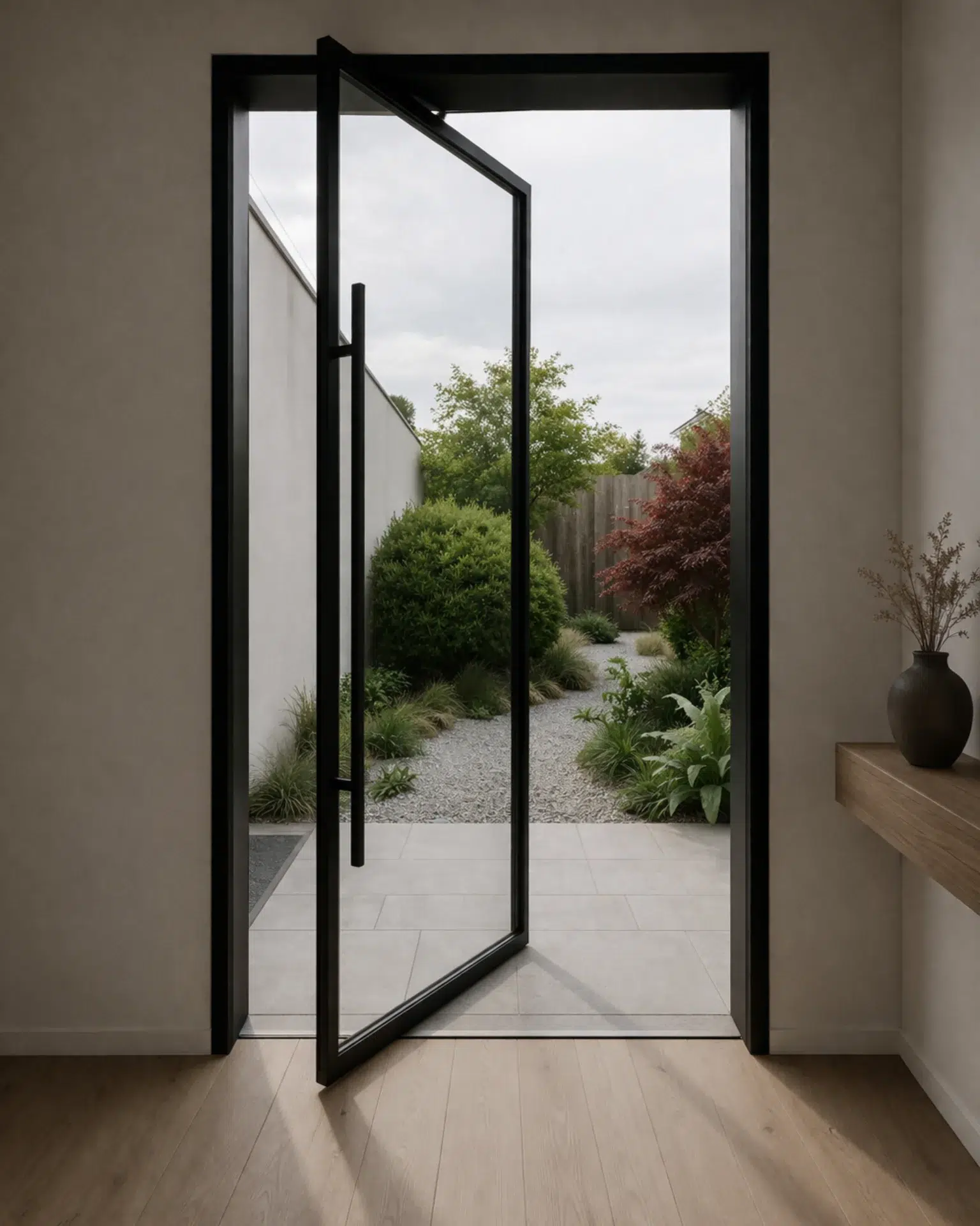 VLX 100 Pivot Door in San Antonio, TX | Juniper Windows San Antonio - detail 1